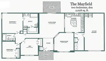 Floorplan of Christ The King Manor, Assisted Living, Nursing Home, Independent Living, CCRC, Dubois, PA 4