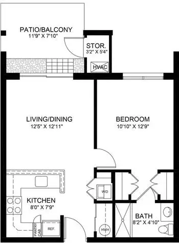 Floorplan of Pennswood Village, Assisted Living, Nursing Home, Independent Living, CCRC, Newtown, PA 5