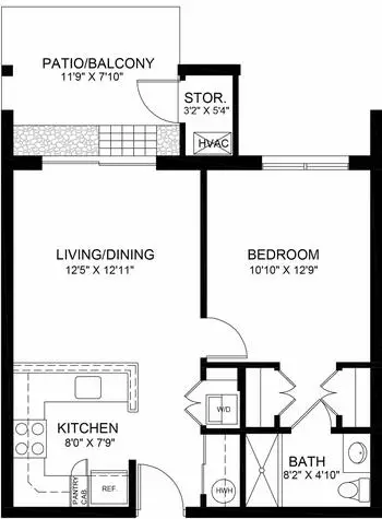 Floorplan of Pennswood Village, Assisted Living, Nursing Home, Independent Living, CCRC, Newtown, PA 6