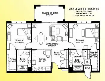 Floorplan of Peter Becker Community, Assisted Living, Nursing Home, Independent Living, CCRC, Harleysville, PA 2
