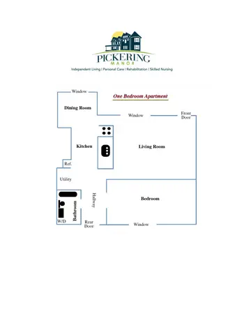 Floorplan of Pickering Manor, Assisted Living, Nursing Home, Independent Living, CCRC, Newtown, PA 1