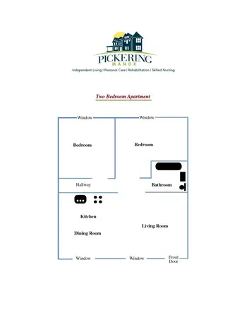 Floorplan of Pickering Manor, Assisted Living, Nursing Home, Independent Living, CCRC, Newtown, PA 2