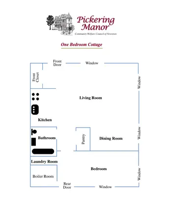Floorplan of Pickering Manor, Assisted Living, Nursing Home, Independent Living, CCRC, Newtown, PA 3