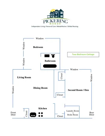 Floorplan of Pickering Manor, Assisted Living, Nursing Home, Independent Living, CCRC, Newtown, PA 6