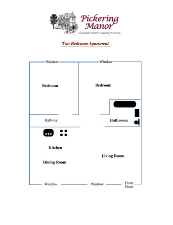Floorplan of Pickering Manor, Assisted Living, Nursing Home, Independent Living, CCRC, Newtown, PA 7