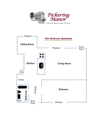 Floorplan of Pickering Manor, Assisted Living, Nursing Home, Independent Living, CCRC, Newtown, PA 8