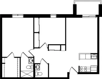 Floorplan of Springfield Senior Living, Assisted Living, Nursing Home, Independent Living, CCRC, Wyndmoor, PA 2