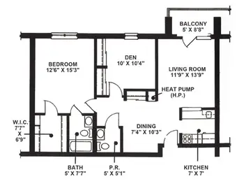 Floorplan of Springfield Senior Living, Assisted Living, Nursing Home, Independent Living, CCRC, Wyndmoor, PA 16