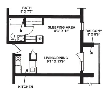 Floorplan of Springfield Senior Living, Assisted Living, Nursing Home, Independent Living, CCRC, Wyndmoor, PA 18