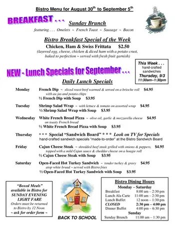Dining menu of Springfield Senior Living, Assisted Living, Nursing Home, Independent Living, CCRC, Wyndmoor, PA 4