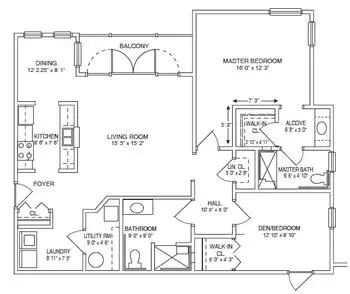 Floorplan of Wesbury Retirement Community, Assisted Living, Nursing Home, Independent Living, CCRC, Meadville, PA 1