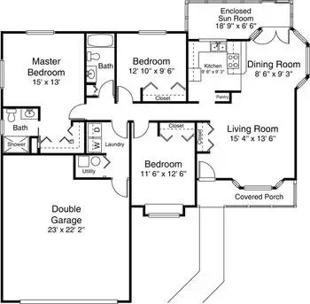 Floorplan of Wesbury Retirement Community, Assisted Living, Nursing Home, Independent Living, CCRC, Meadville, PA 13