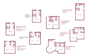 Floorplan of Attleboro Community, Assisted Living, Nursing Home, Independent Living, CCRC, Langhorne, PA 1