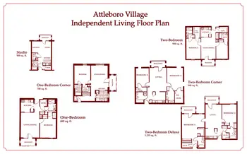 Floorplan of Attleboro Community, Assisted Living, Nursing Home, Independent Living, CCRC, Langhorne, PA 3