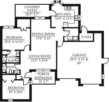 Floorplan of Cross Keys Village, Assisted Living, Nursing Home, Independent Living, CCRC, New Oxford, PA 2