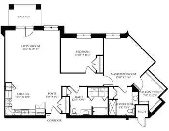 Floorplan of Cross Keys Village, Assisted Living, Nursing Home, Independent Living, CCRC, New Oxford, PA 6