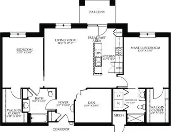 Floorplan of Cross Keys Village, Assisted Living, Nursing Home, Independent Living, CCRC, New Oxford, PA 8