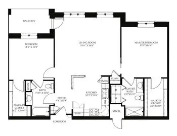 Floorplan of Cross Keys Village, Assisted Living, Nursing Home, Independent Living, CCRC, New Oxford, PA 10