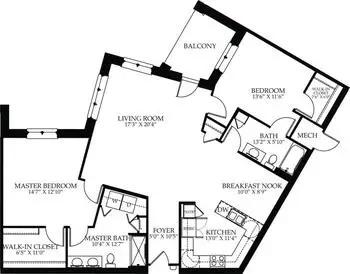Floorplan of Cross Keys Village, Assisted Living, Nursing Home, Independent Living, CCRC, New Oxford, PA 18