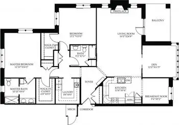 Floorplan of Cross Keys Village, Assisted Living, Nursing Home, Independent Living, CCRC, New Oxford, PA 19
