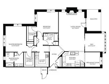 Floorplan of Cross Keys Village, Assisted Living, Nursing Home, Independent Living, CCRC, New Oxford, PA 20