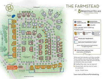 Campus Map of Homestead Village, Assisted Living, Nursing Home, Independent Living, CCRC, Lancaster, PA 2