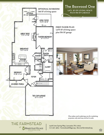 Floorplan of Homestead Village, Assisted Living, Nursing Home, Independent Living, CCRC, Lancaster, PA 2