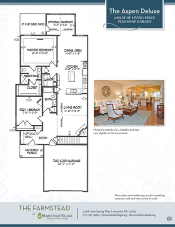 Floorplan of Homestead Village, Assisted Living, Nursing Home, Independent Living, CCRC, Lancaster, PA 12