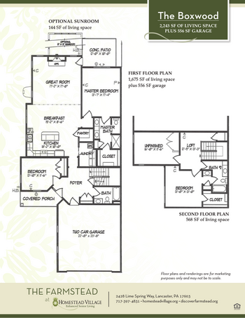 Floorplan of Homestead Village, Assisted Living, Nursing Home, Independent Living, CCRC, Lancaster, PA 14