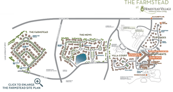 Campus Map of Homestead Village, Assisted Living, Nursing Home, Independent Living, CCRC, Lancaster, PA 6