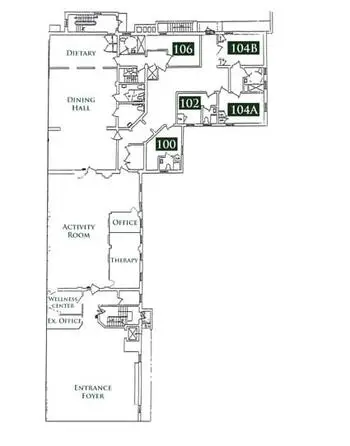 Campus Map of The Leland of Laurel Run, Assisted Living, Nursing Home, Independent Living, CCRC, Waynesboro , PA 1