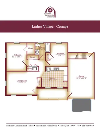 Floorplan of Lutheran Community At Telford, Assisted Living, Nursing Home, Independent Living, CCRC, Telford, PA 6