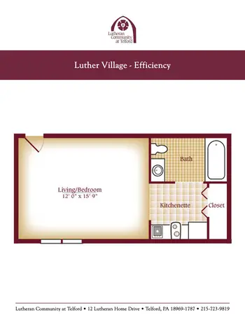 Floorplan of Lutheran Community At Telford, Assisted Living, Nursing Home, Independent Living, CCRC, Telford, PA 8
