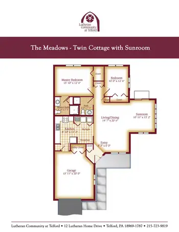 Floorplan of Lutheran Community At Telford, Assisted Living, Nursing Home, Independent Living, CCRC, Telford, PA 15