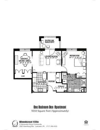 Floorplan of Woodcrest Villa, Assisted Living, Nursing Home, Independent Living, CCRC, Lancaster, PA 10