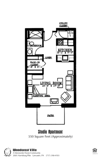 Floorplan of Woodcrest Villa, Assisted Living, Nursing Home, Independent Living, CCRC, Lancaster, PA 7