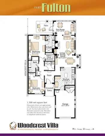 Floorplan of Woodcrest Villa, Assisted Living, Nursing Home, Independent Living, CCRC, Lancaster, PA 8