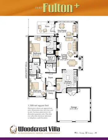 Floorplan of Woodcrest Villa, Assisted Living, Nursing Home, Independent Living, CCRC, Lancaster, PA 9