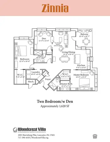 Floorplan of Woodcrest Villa, Assisted Living, Nursing Home, Independent Living, CCRC, Lancaster, PA 15