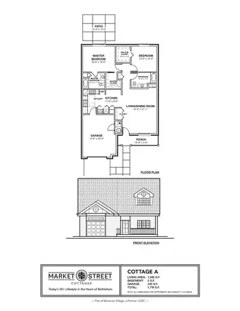 Floorplan of Moravian Village of Bethlehem, Assisted Living, Nursing Home, Independent Living, CCRC, Bethlehem, PA 1