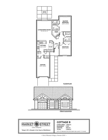 Floorplan of Moravian Village of Bethlehem, Assisted Living, Nursing Home, Independent Living, CCRC, Bethlehem, PA 3