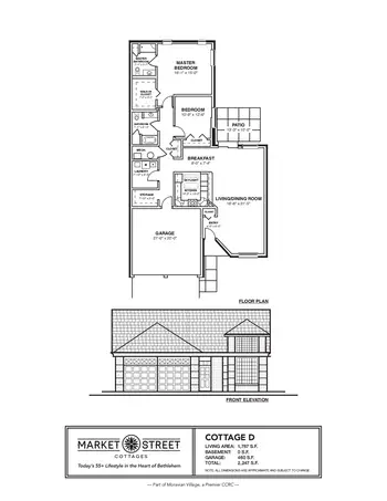 Floorplan of Moravian Village of Bethlehem, Assisted Living, Nursing Home, Independent Living, CCRC, Bethlehem, PA 7