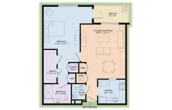 Floorplan of Shannondell at Valley Forge, Assisted Living, Nursing Home, Independent Living, CCRC, Audubon, PA 5