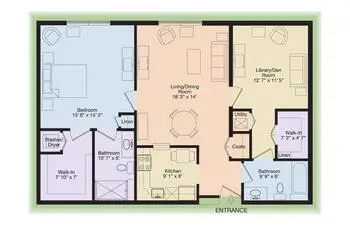 Floorplan of Shannondell at Valley Forge, Assisted Living, Nursing Home, Independent Living, CCRC, Audubon, PA 6