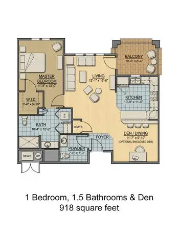 Floorplan of St. Annes Retirement Community, Assisted Living, Nursing Home, Independent Living, CCRC, Columbia, PA 8