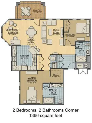Floorplan of St. Annes Retirement Community, Assisted Living, Nursing Home, Independent Living, CCRC, Columbia, PA 10