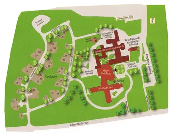 Campus Map of St. Annes Retirement Community, Assisted Living, Nursing Home, Independent Living, CCRC, Columbia, PA 2