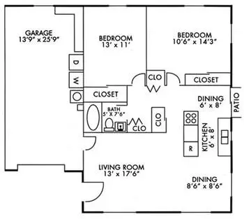 Floorplan of Valley View Retirement Community, Assisted Living, Nursing Home, Independent Living, CCRC, Belleville, PA 1