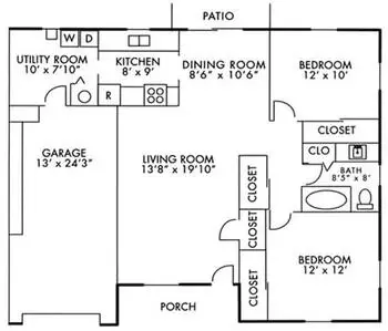 Floorplan of Valley View Retirement Community, Assisted Living, Nursing Home, Independent Living, CCRC, Belleville, PA 2