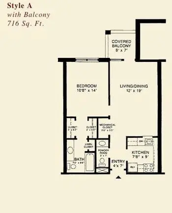 Floorplan of Waverly Heights, Assisted Living, Nursing Home, Independent Living, CCRC, Gladwyne, PA 1